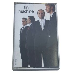Tin Machine David Bowie Cassette Tape 1989 EMI E4-91990 Rock Album Vintage